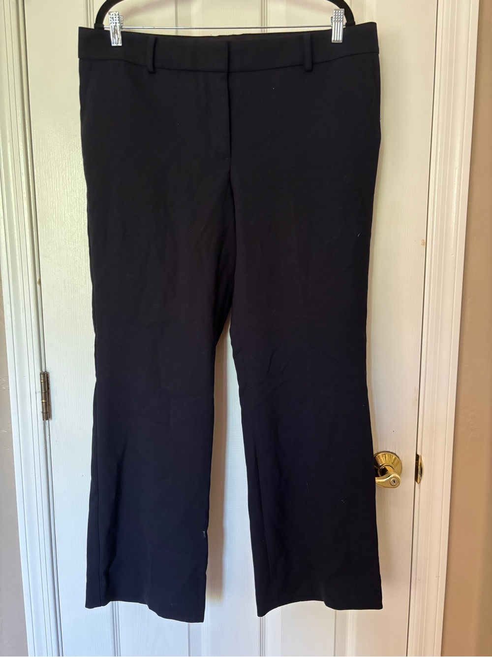 Ann Taylor Classic Black Lined Black Dress Pants Women’s Size 14 Tall NWT
